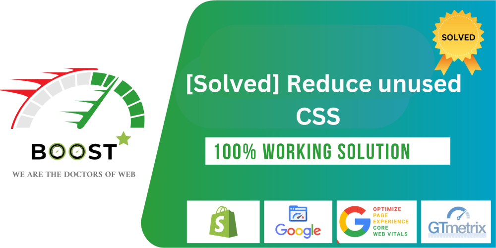 [Solved] Reduce unused CSS [100% Working Solutions ]