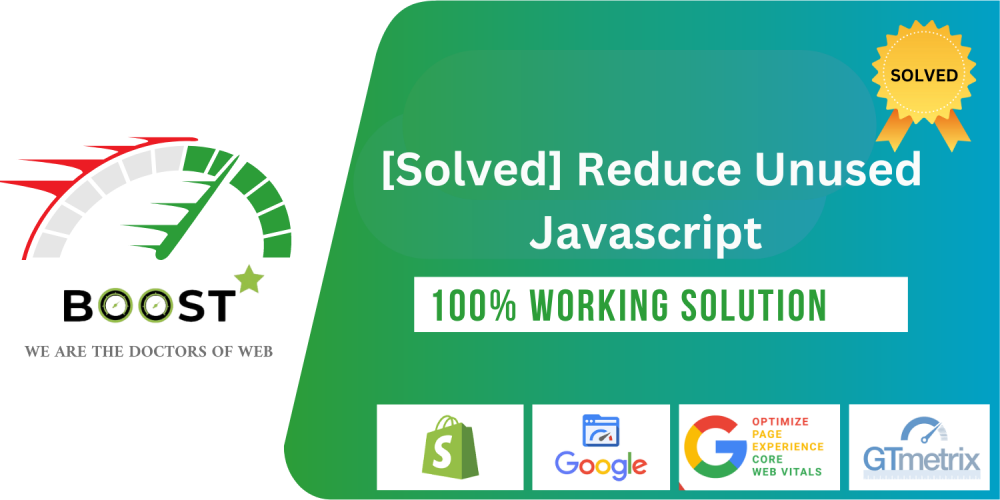[Solved] Reduce Unused Javascript  [100% Working Solutions ]